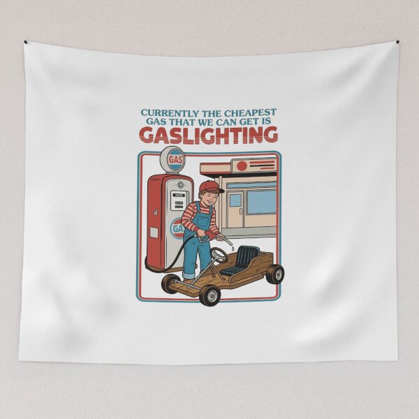 Item preview, Gaslighting Funny Gas Station Wordplay  designed and sold by roartusa.