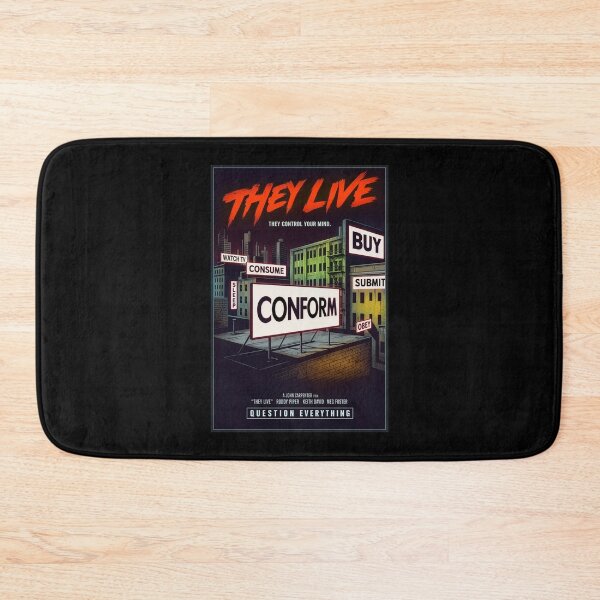 Item preview, They Live Movie Poster designed and sold by ArtFactoryAI.
