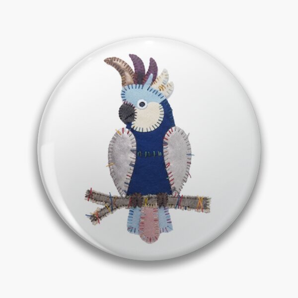 Item preview, Parrot, stitches, patch designed and sold by alex889art.