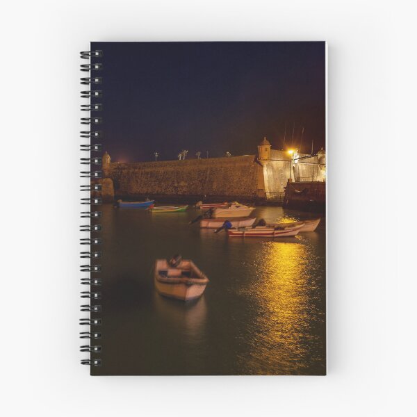 Item preview, Forte da Ponta da Bandeira and Harbour Nightscape, Lagos, Portugal designed and sold by Kasia Design.