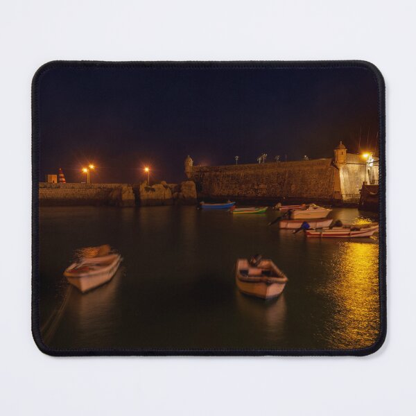 Item preview, Forte da Ponta da Bandeira and Harbour Nightscape, Lagos, Portugal designed and sold by Kasia Design.