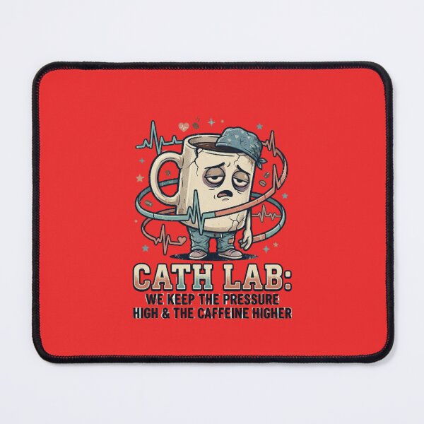 Item preview, Cath Lab Pressure High Caffeine Higher - Tired Coffee Mug Cardiac Nurse designed and sold by LUKOWEAR.