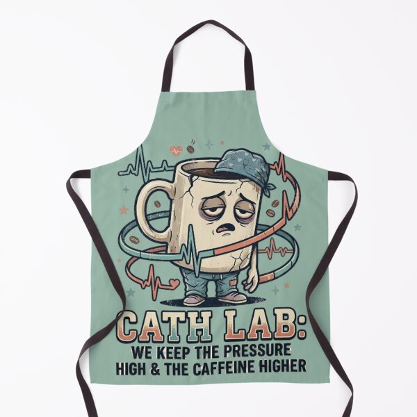 Item preview, Cath Lab Pressure High Caffeine Higher - Tired Coffee Mug Cardiac Nurse designed and sold by LUKOWEAR.