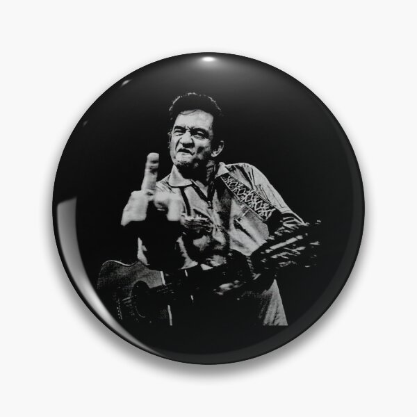 Item preview, johnny cash finger T-Shirt designed and sold by ScratchyVibes.