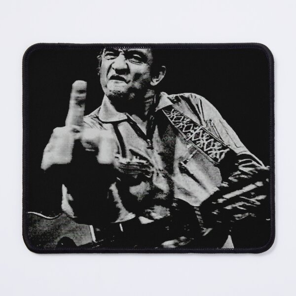 Item preview, johnny cash finger T-Shirt designed and sold by ScratchyVibes.