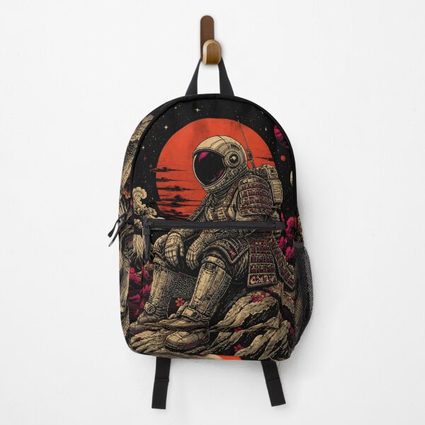 Item preview, Japanese Astronaut Samurai Space Vintage Ukiyoe Sci Fi Intergalactic Art designed and sold by GrinGalore.