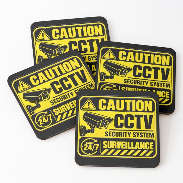 Item preview, Caution CCTV security system surveillance active 24/7  designed and sold by Somchartthai.