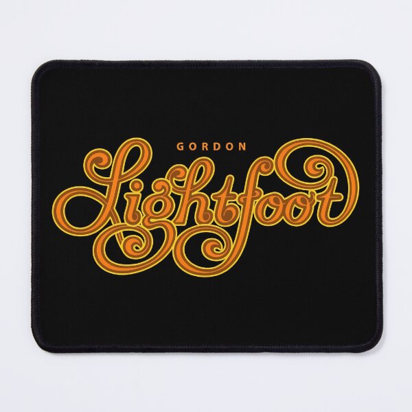 Item preview, Gordons Lightfoot Retro Scriptss  designed and sold by Andreahuebos.