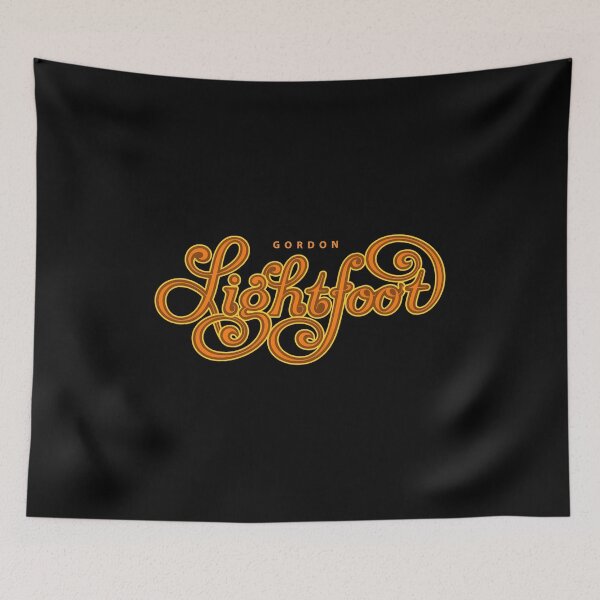 Item preview, Gordons Lightfoot Retro Scriptss  designed and sold by Andreahuebos.
