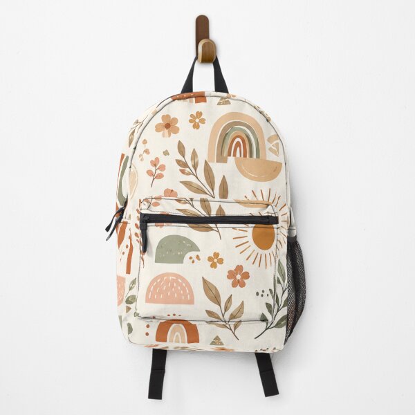 Item preview, Boho Rainbow Sunshine Earthy Floral Pattern designed and sold by SeJaa.