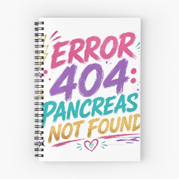 Item preview, Type 1 Diabetes - Error 404: Pancreas not found designed and sold by Funny Diabetes.