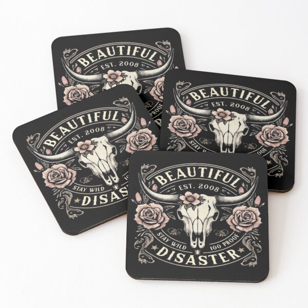 Item preview, BEAUTIFUL DISASTER Cow Skull Western Floral. designed and sold by BaddieNz.