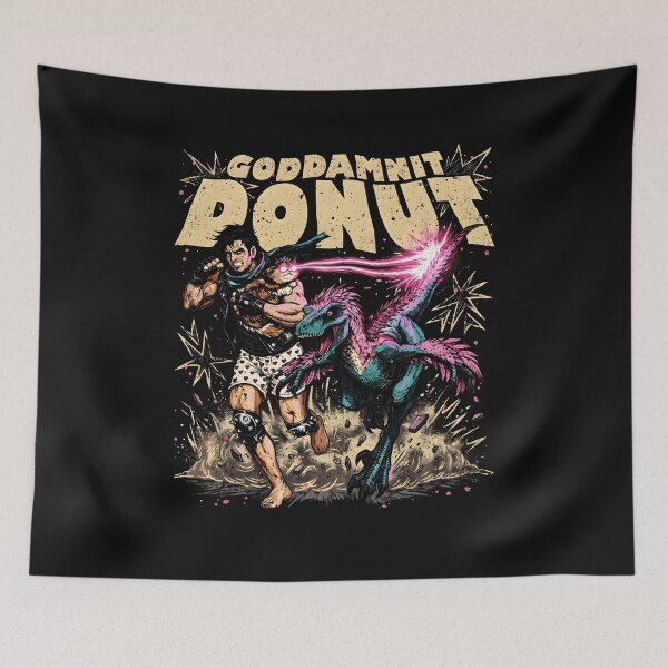 Item preview, Dungeon Crawler Carl Goddamnit Donut Princess Donut Fantasy Fan Shirt designed and sold by neelydirt-r.