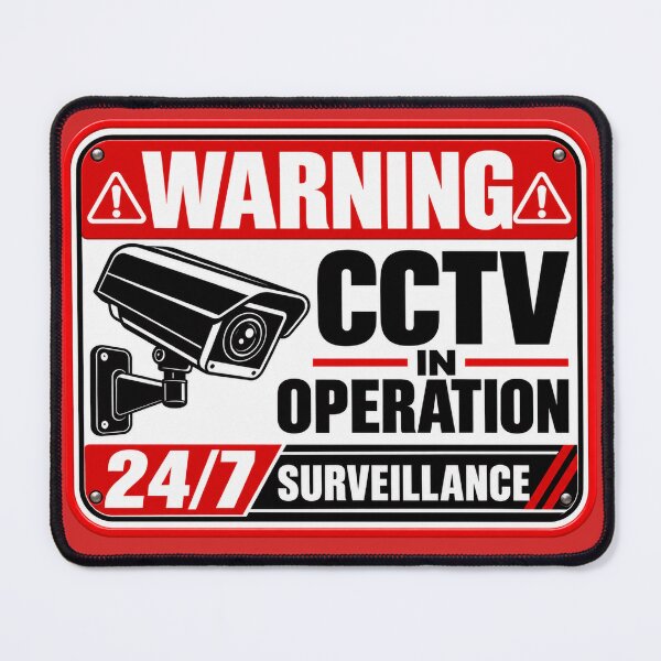 Item preview, Warning CCTV in operation 24/7 surveillance designed and sold by Somchartthai.
