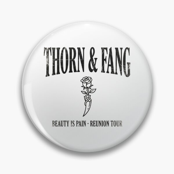 Item preview, Thorn And Fang Gothic Rose Fang Vintage Reunion Tour Dark Aesthetic designed and sold by raedattia.