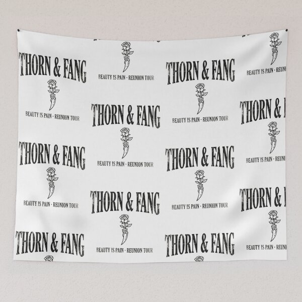 Item preview, Thorn And Fang Gothic Rose Fang Vintage Reunion Tour Dark Aesthetic designed and sold by raedattia.