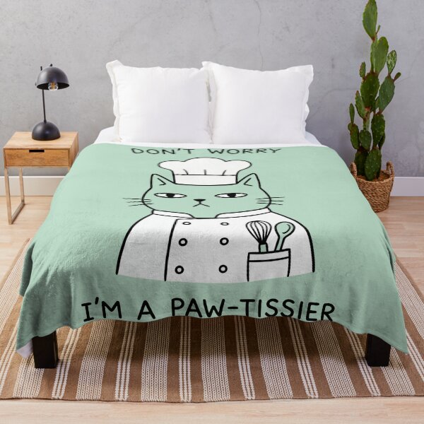 Item preview, Dont Worry Im A Paw-Tissier Funny Chef Cat designed and sold by Amir Faysal.