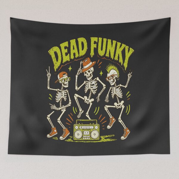 Item preview, Dancing Cowboy Skeletons Wild West Halloween Design designed and sold by JansenGS.