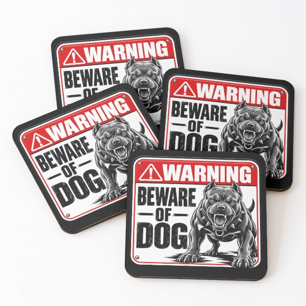 Item preview, ¡Cuidado con el perro! (Señal de advertencia 01) designed and sold by Somchartthai.