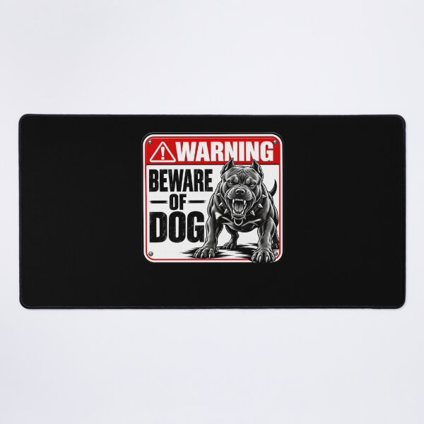 Item preview, Beware of Dog warning sign 01 designed and sold by Somchartthai.