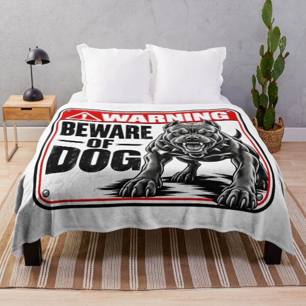 Item preview, Beware of Dog warning sign 01 designed and sold by Somchartthai.