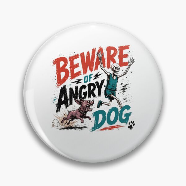 Item preview, Beware Of Angry Dog Halloween Warning Dog Owner designed and sold by Star3NowForMe.