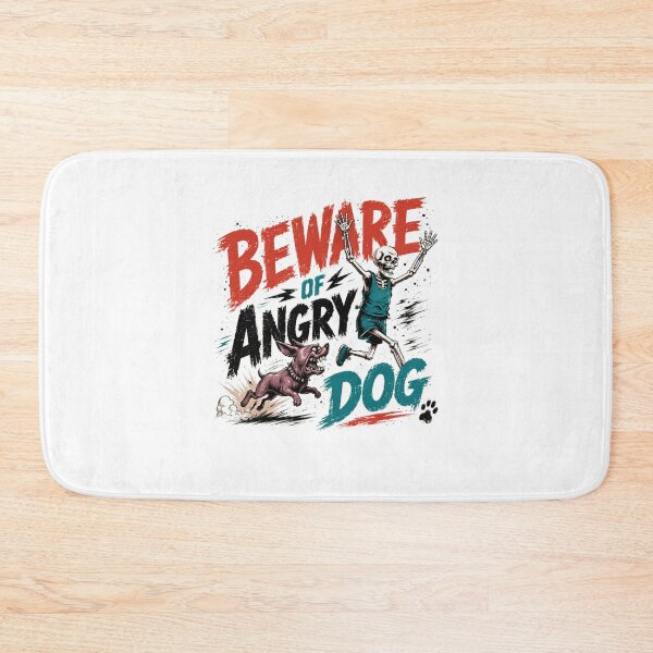 Item preview, Beware Of Angry Dog Halloween Warning Dog Owner designed and sold by Star3NowForMe.