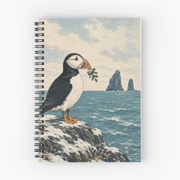 Item preview, Winter Puffin Coastal Christmas designed and sold by Planthem.