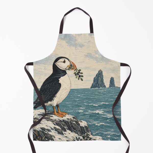 Item preview, Winter Puffin Coastal Christmas designed and sold by Planthem.