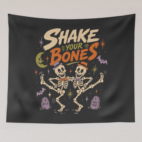Item preview, Dancing Cowboy Skeletons Wild West Halloween Design designed and sold by JansenGS.