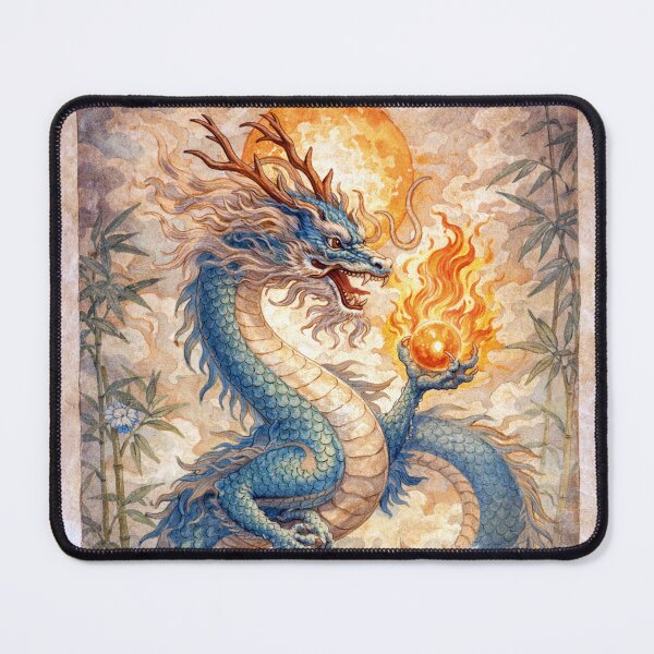 Item preview, Blue Dragon - Mystical Fantasy Painting. designed and sold by GalleryKauffeld.