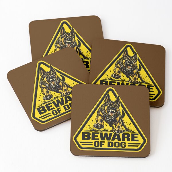 Item preview, ¡Cuidado con el perro! (Señal de advertencia 03) designed and sold by Somchartthai.