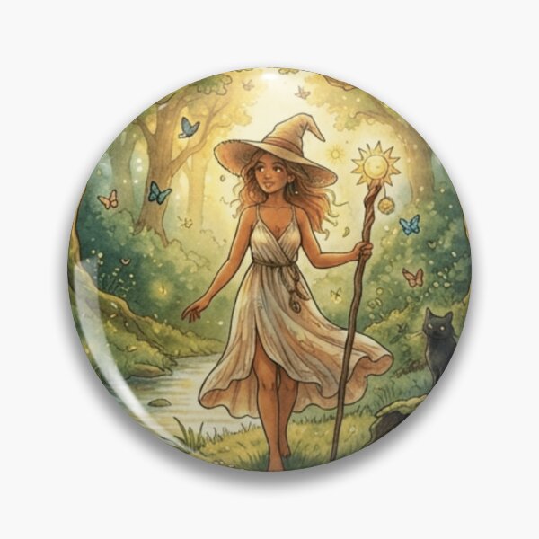 Item preview, Summers radiance witch designed and sold by Wicca and mythical creatures .