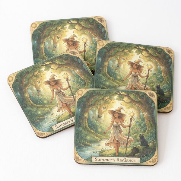 Item preview, Bruja del resplandor del verano designed and sold by Wicca and mythical creatures .