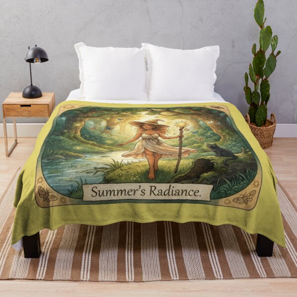 Item preview, Summers radiance witch designed and sold by Wicca and mythical creatures .