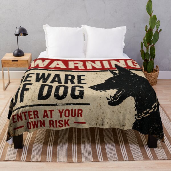 Item preview, Beware of Dog warning sign 04 designed and sold by Somchartthai.
