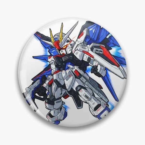 Item preview, ZGMF-X10A SD GUNDAM Freedom chibi 2d anime art VECTOR digital art  designed and sold by sabartgunpla.