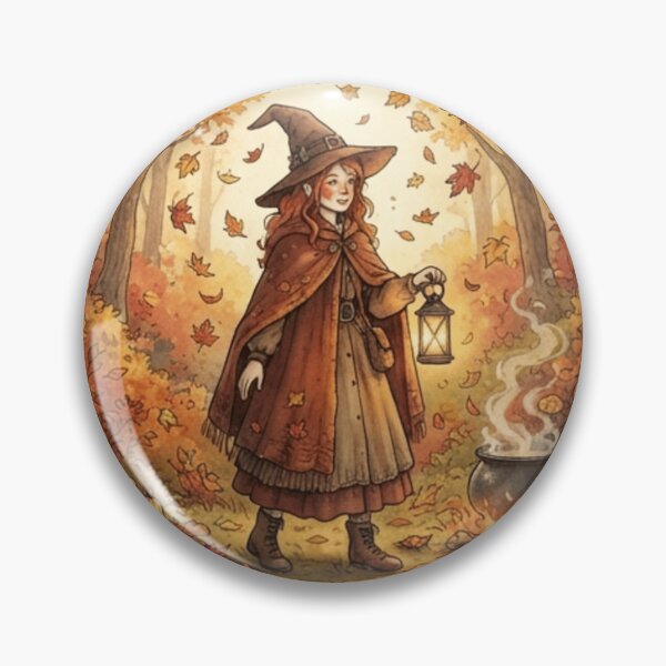 Item preview, Autumns cauldron witch designed and sold by Wicca and mythical creatures .