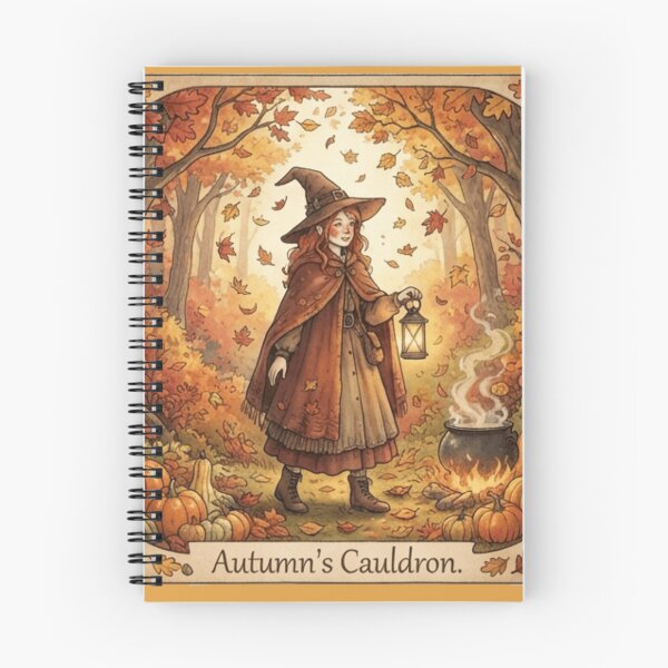 Item preview, Autumns cauldron witch designed and sold by Wicca and mythical creatures .
