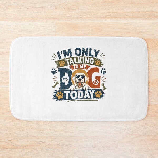 Item preview, I'm Only Talking To My Dog Today Dog Lover Pet Parent Golden Retriever Owner designed and sold by Star3NowForMe.