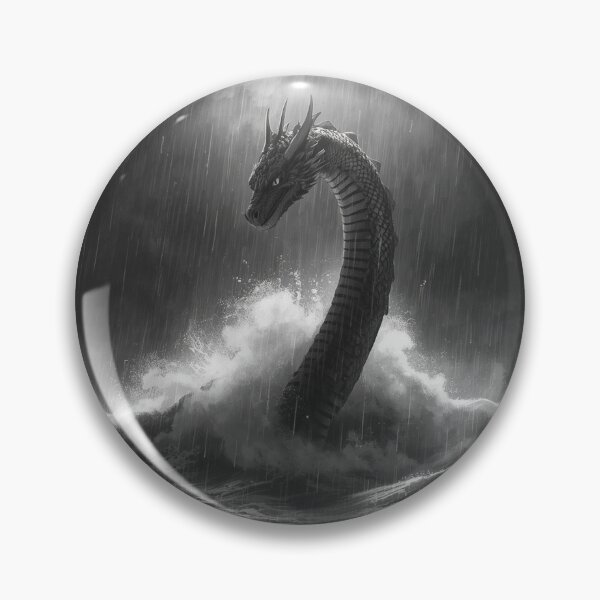 Item preview, Storm-Bound Dragon Ascension — Japanese Mythology Art designed and sold by Tokyo Neo Noir Collective .