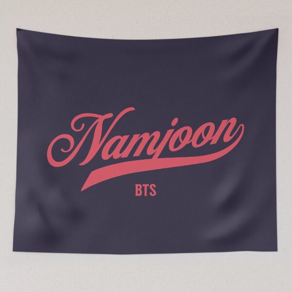 Item preview, BTS RM Kim Namjoon varsity baseball pink army designed and sold by Morcawork.