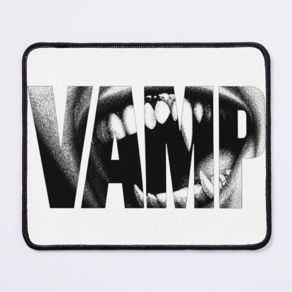 Item preview, VAMP Vampire Teeth Gothic Typograph Art designed and sold by BaddieNz.