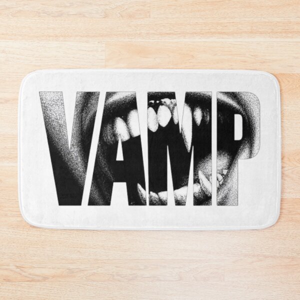 Item preview, VAMP Vampire Teeth Gothic Typograph Art designed and sold by BaddieNz.