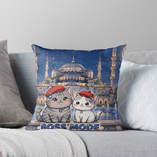 Item preview, Boss Mode Blue Mosque Night Istanbul Cats Junior 7kg Freda 2kg designed and sold by MAISON SYLVIE.