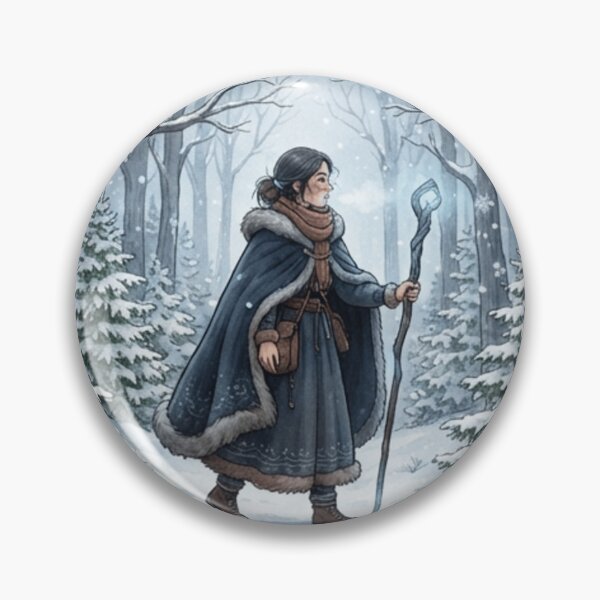 Item preview, Winters solitude witch designed and sold by Wicca and mythical creatures .