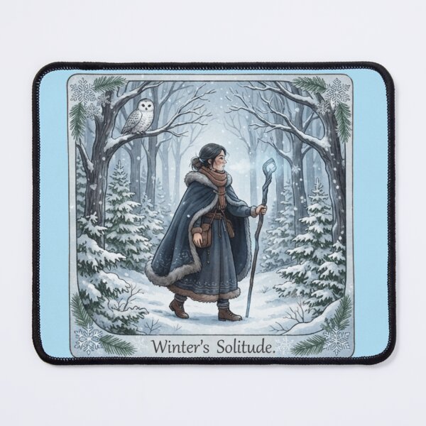 Item preview, Winters solitude witch designed and sold by Wicca and mythical creatures .