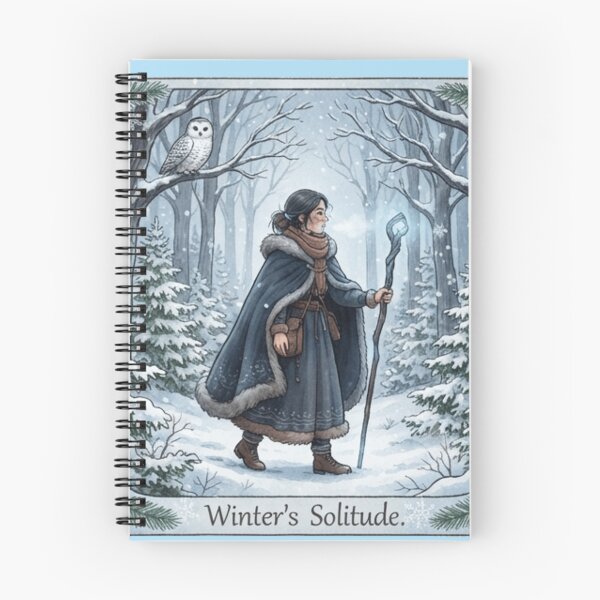 Item preview, Winters solitude witch designed and sold by Wicca and mythical creatures .