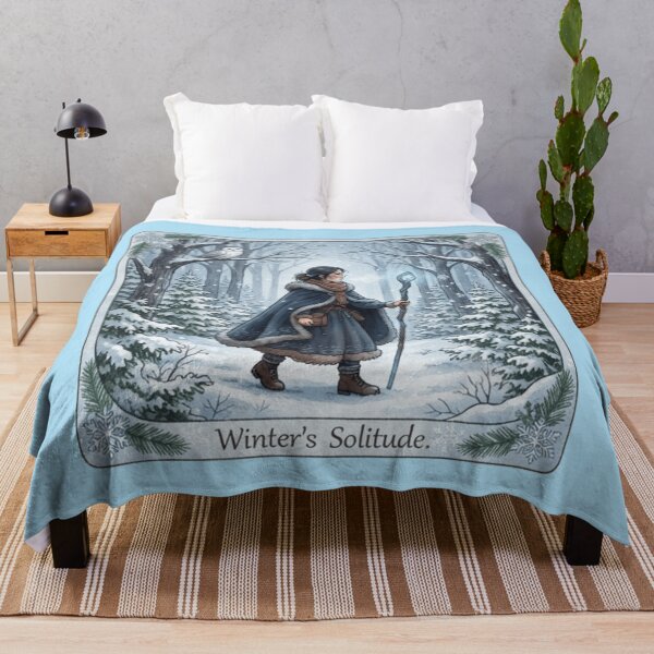 Item preview, Winters solitude witch designed and sold by Wicca and mythical creatures .