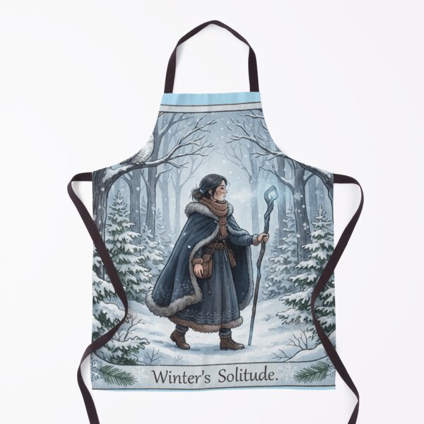 Item preview, Winters solitude witch designed and sold by Wicca and mythical creatures .